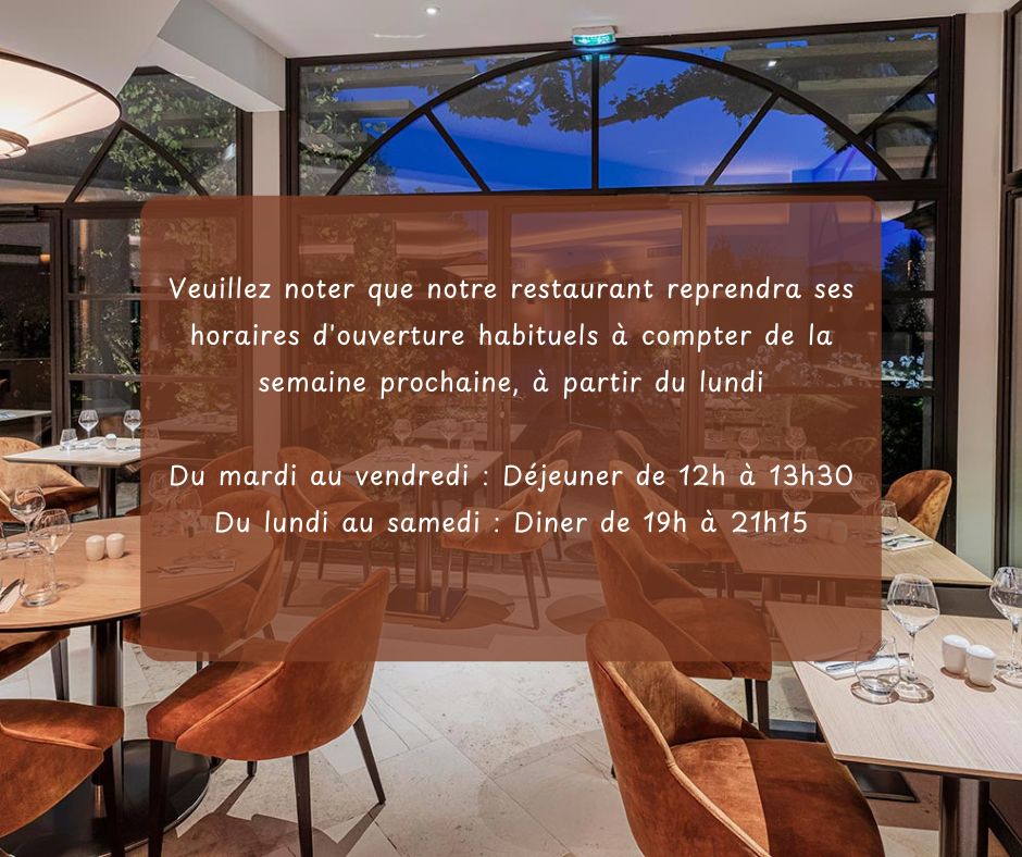 pop up réoouverture resto